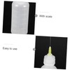 TEHAUX 5 Pcs Precision Tip Applicator Bottles Lightweight Plastic Glue
