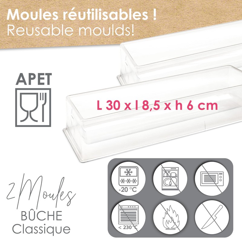 ScrapCooking 2 Classic Recycled PET Baking Moulds - Baking Supplies