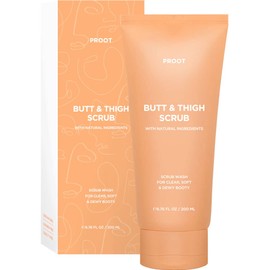 Lavado exfoliante de glúteos y muslos  Exfoliante para glúteos para acné, celulitis, cabello encarnado, bikini y bulto de maquinilla de afeitar...    