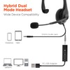 HyperGear Wired On-Ear Headset Computer Headphones with 3.5mm Audio Jack