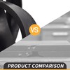 TEKDOE 3/8 Inch Thick Neoprene Rubber Strips and Heavy-Duty Solid