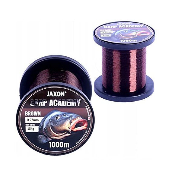 Jaxon CARP Academy Carp Fishing Line 1000 m Spool 0.25-0.35