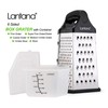 Lantana Cheese Grater with Container – Hand held Grater/Slicer/Zester. 6