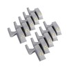 Pwshymi 10Pcs Warm/Cool White Cabinet Cupboard Closet Wardrobe LED Hinge