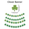 5pcs St Patricks Day Banner Green Glitter Saint Patricks Day