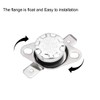 sourcing map 10pcs NC KSD301 Thermostat 60-150°C(140-302°F) Temperature Thermal Control
