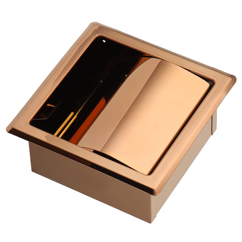 Embedded Style Toilet Paper Holder Stainless Steel Paper Towel Holder