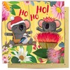 La La Land Greeting Card Festive Koalas