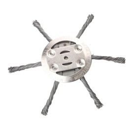 Steel Wire Grass Trimmer Head | 6 Inch Wacker Cutter Replacement,Indestructible Lawn Mower Trimming Head for Grass Garden Outdoor Farm Weeding Landscaping