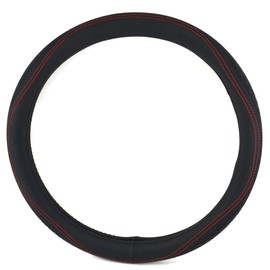 HINO HINO Truck Steering Wheel Cover, Rubberized Style, Thin, Roto, Profire, Ranger, Large Cars, Regular Cars, Equipment, Easy to Grip, Anti-Slip, Custom Interior Parts, Accessories, WHITENUTS (Red