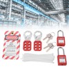 Electrical Lockout Tagout Kit with Safety Padlocks Hasps Loto Keys
