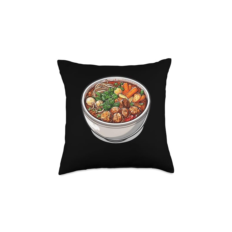 Menudo Soup Design Throw Pillow