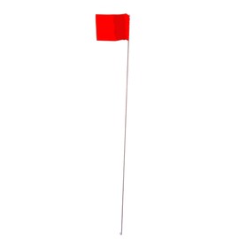 Keson STK21GR Surveyor Stake Flag, Glo-Red (100-Pack)