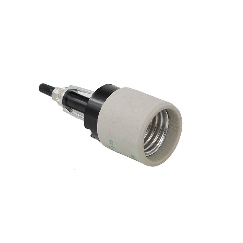 Universal Porcelain Ceramic Rotary Socket Knob Switch E26 Light 250W