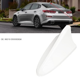 Horoper Roof Antenna Cover, Car Sharks Fin Antenna Cover 96219 D5000EBQK Roof Aerial Base Replacement (White)