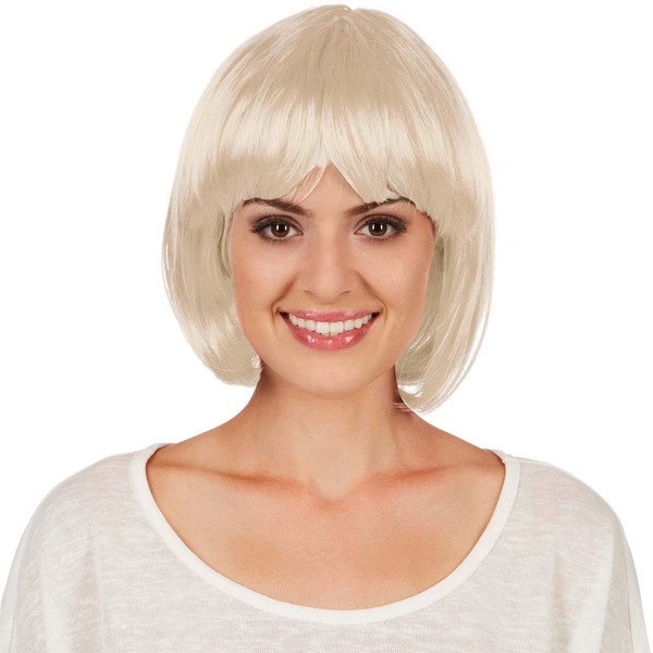 dressforfun Bob Wig, Great Haircut with Fringe, Can be Combined