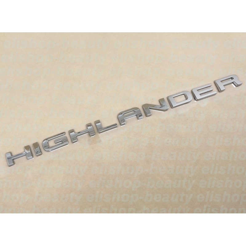 Toyota OEM Silver Rear HIGHLANDER Letter Emblem Badge Fit 2020-2022