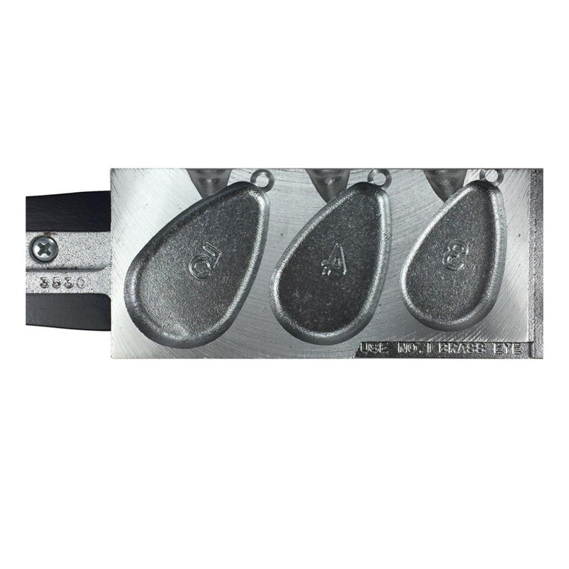 Do It Mold No Roll Sinker with Wire Eyes Size