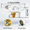 YTFSA RV City Water Inlet With Check Valve, 3/4 NH