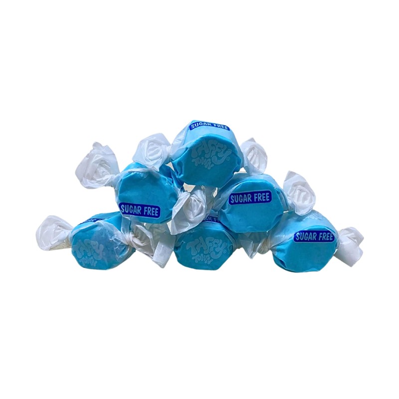 Sugar Free Blue Raspberry Salt Water Taffy - 1lb (16oz)