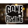 Gone Fishing Vinyl Decal Sticker | Cars Trucks Vans SUVs