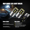 BRISHINE Extremely Bright White Interior Dome Map LED Bulbs Compatible