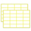 500 Pack, 1.5" x 0.75" - Blank White Labels Stickers