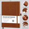 RETTACY Notebook Lined A4, Lightweight Journal Diary with 96 Numbered