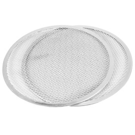 Littlecatch 2PCS Pizza Screen, Pizza Pan,Pizza Pan for Oven, Pizza Tray, 12 Inch Seamless-Rim Aluminum Non Stick Pizza Screen