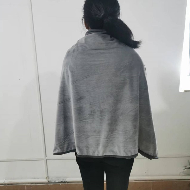 USB Heated Shawl 3 Temperature Adjustable Soft Comfortable Electric Heated