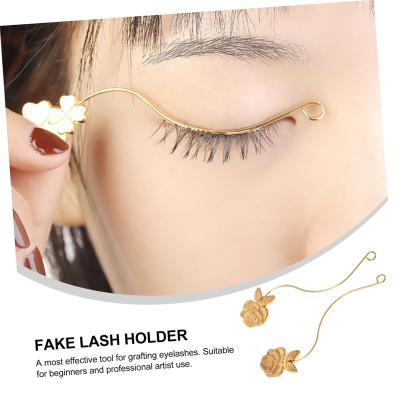 FOMIYES 6pairs Eyelash Wearing Tool Magnetic Eyelash Grafting Holder for