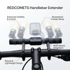 Redcomet Bike Headlights,9.05" Aluminum Alloy Bike Handlebar Extender,Cycling Accessories,IPX65 Waterproof