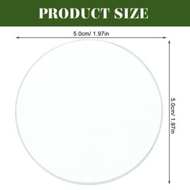 ULTECHNOVO Double Convex Glass Lens Concave and Convex Lens Optical Lens Diameter 50 mm Focal Length 100 mm for Laboratories Pack of 3