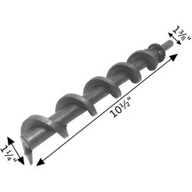 Grill Parts For Less Replacement Auger Flighting Shaft Measures 10.6 Long Compatible with Many Pit Boss Pellet Grills