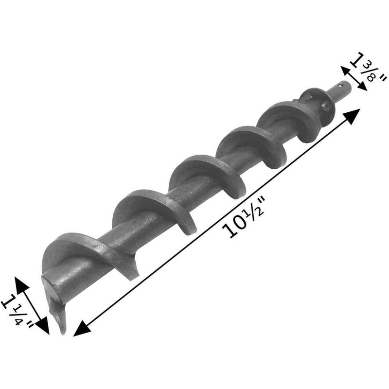 Grill Parts For Less Replacement Auger Flighting Shaft Measures 10.6