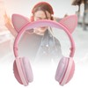 Cute Cat Ear Glowing Wireless Bluetooth Headphone HIFI Sports Folding