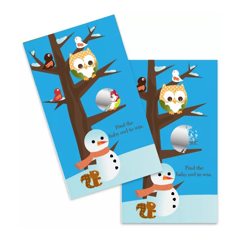 Candles & Favors Owl - Winter Theme or Christmas -