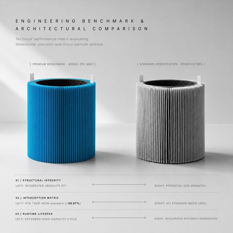 Bluearks Blue Pure 311i Max AllergenBlock Air Purifier Filter Replacement,