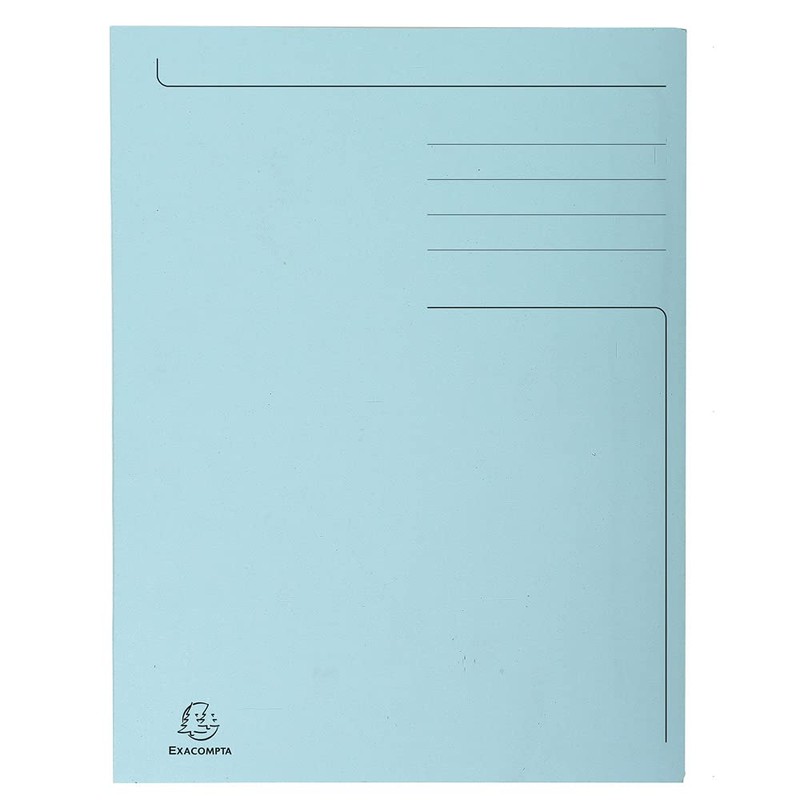 Exacompta - Ref 448000E - Forever Collection - Pre-Printed 3-Flap