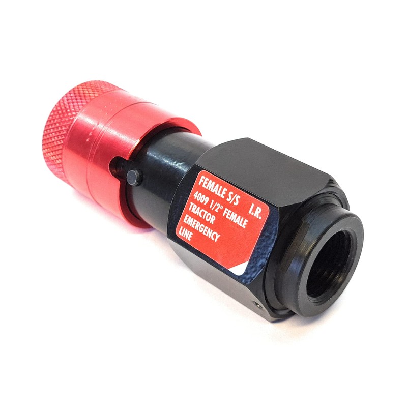 Air Brake Coupling Female Red Emergency Line 1/2" BSP to