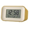 Acctim 15861 Alta yellow alarm clock with indoor temperature