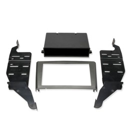 Scosche NN1648B Double DIN or Single DIN + Pocket Radio Install Dash Kit Compatible with Select 2002-04 Nissan Altima - Aftermarket Car Stereo Installation - See Fit Guide Image to Verify Your Vehicle