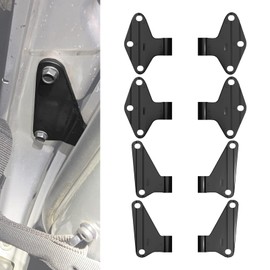 8 Pcs Interior Door Hinge Kit for Jeep Wrangler JK 2007-2018 2-Door or JK 4-Door Body Side Door Hinge Set Door Mount 4 Door