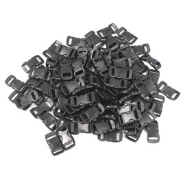 Red Snail 50PCS Plastic Buckles - Side Release Buckle, Sewing Clips for Helmet Buckle