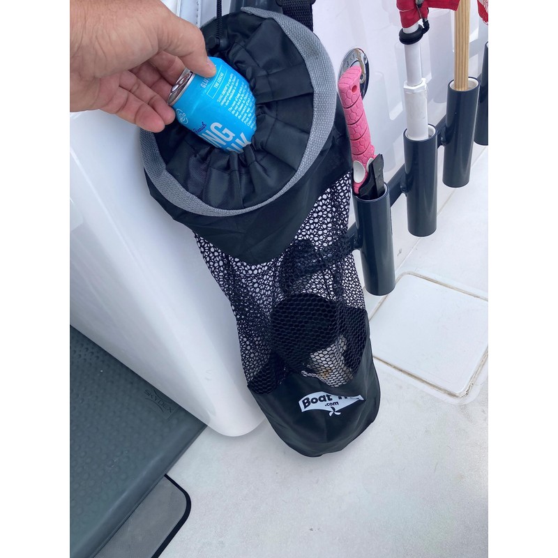 Boat Trash Bag Can Reuseable Washable Mesh and Nylon/Polyester by