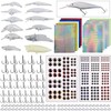 Unpainted Fishing Lures Making Kit, 378pcs DIY Blank Lure Crankbaits