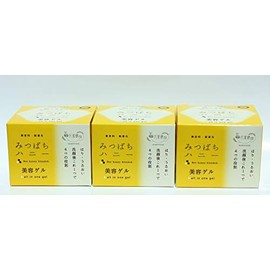 Hanamitsusei Honey Bee Beauty Gel, All-in-One Gel, 3.5 oz (100 g) x 3 Packs