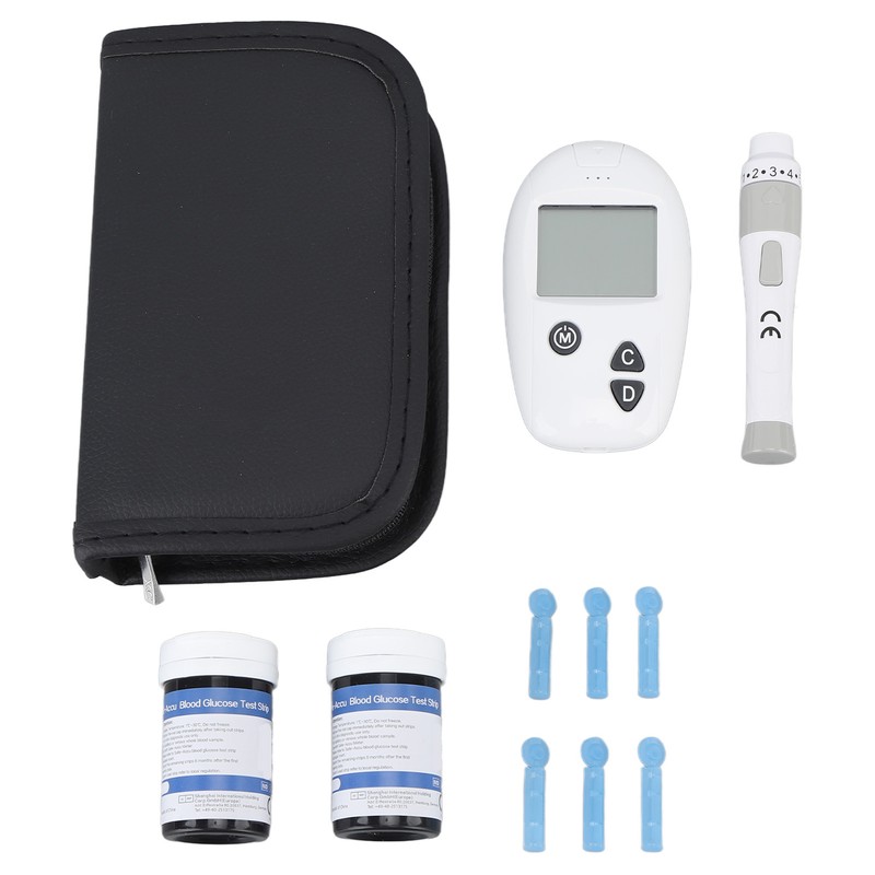 Blood Glucose Monitor Kit All in One Glucometer Automatic Accurate