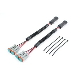 Starkey 2017-2019 Silverado/Sierra 1500 Fog Light Wiring Adapters LED to Deutsch Dual Output - Set (5017DUAL)