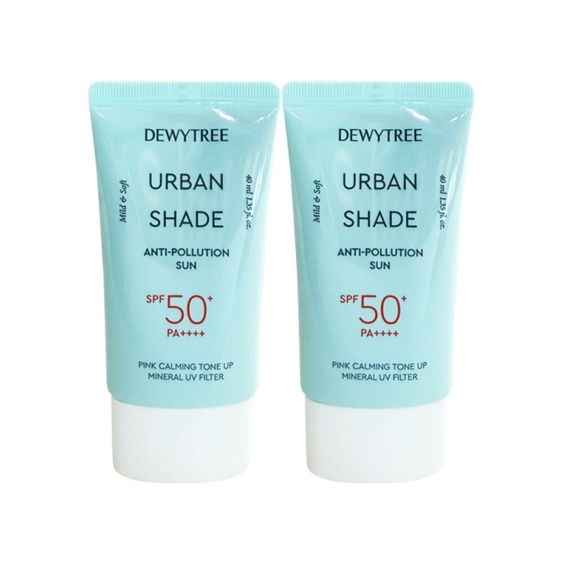 Dewytree Urban Shade Anti-Pollution Sun 40ml (SPF50+) 2 Pieces /